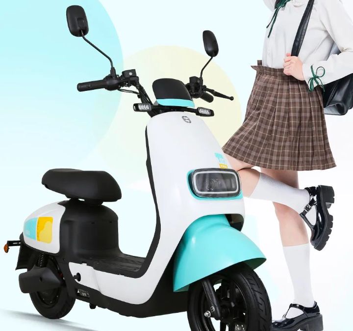 依莱达推出全新电动自行车溜背造型设计骑行舒适续航120km