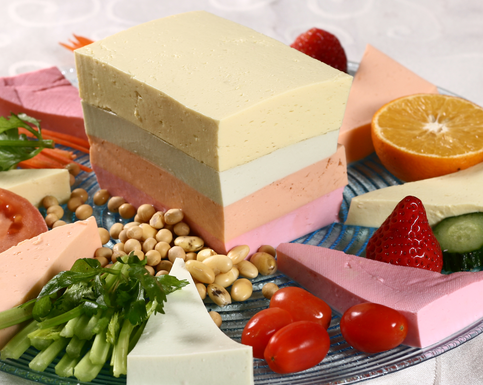 说起果蔬豆腐不得不说它的营养价值,无论是果蔬豆腐还是彩色豆腐,它的