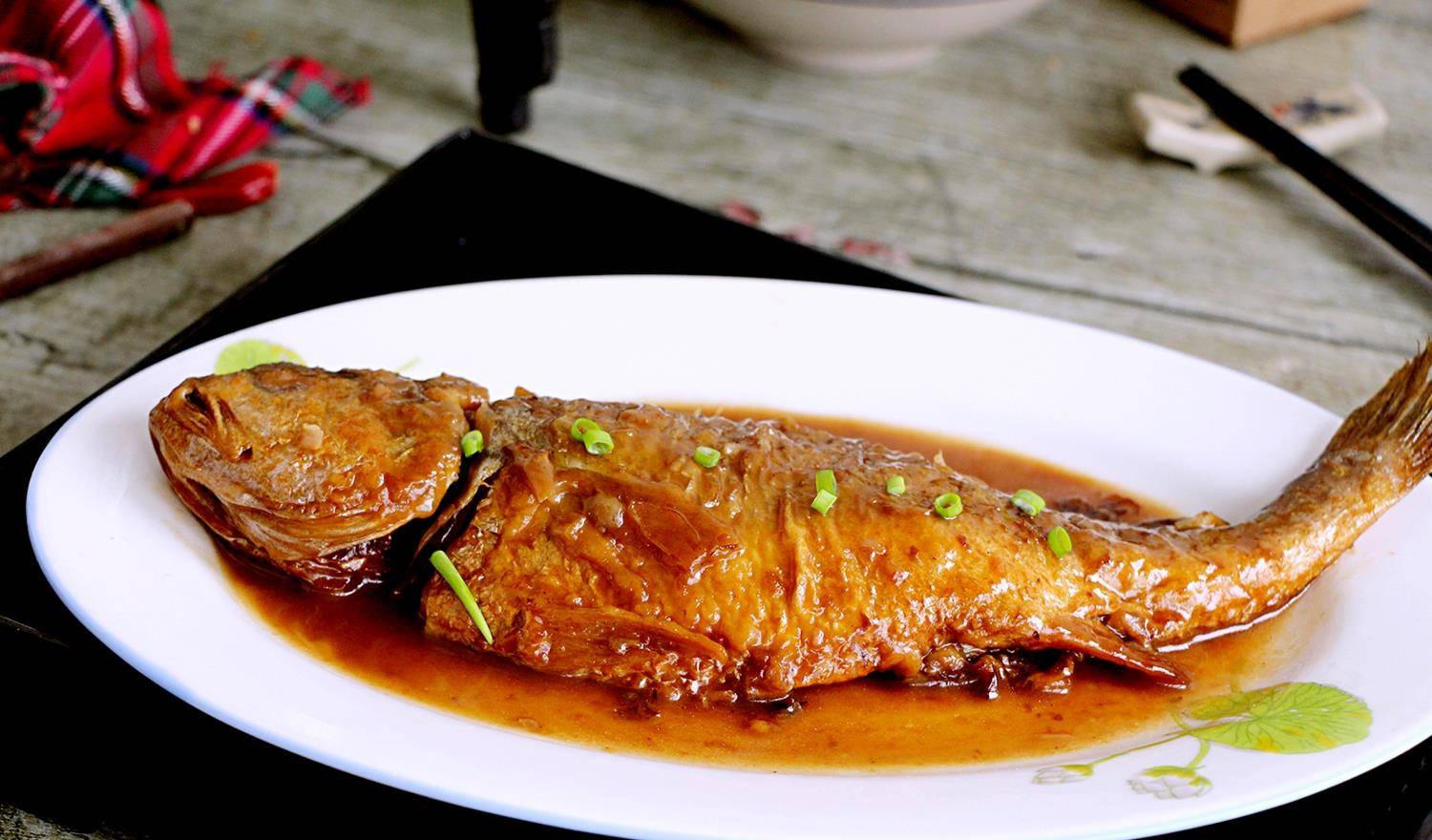 美味的红烧黄花鱼