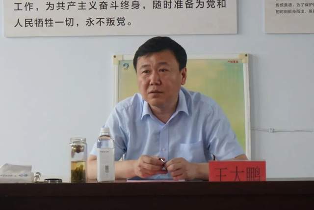 王大鹏到阚家镇召开村"两委"换届"回头看"调研座谈会