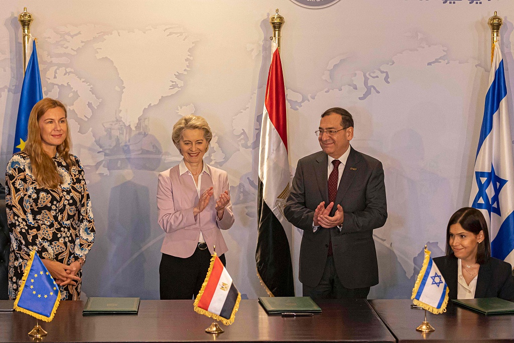 欧盟与以色列、埃及签署天然气协议 寻求摆脱对俄依赖