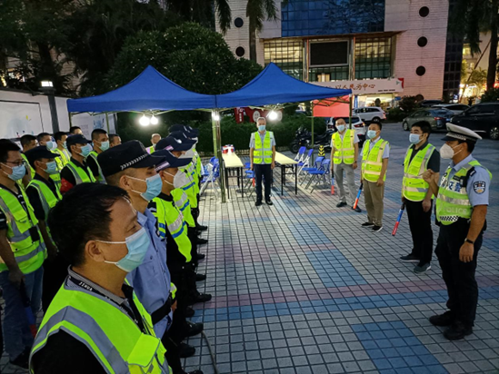 营造安全有序交通环境龙岗区吉华街道开展交通安全百日整治行动