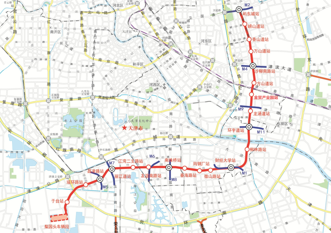 城事天津地铁10号线一期空载试运行