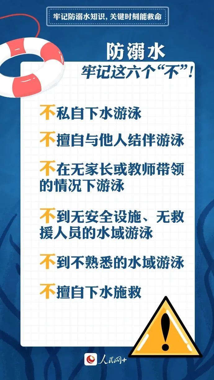 频发这些防溺水安全知识一定要牢记