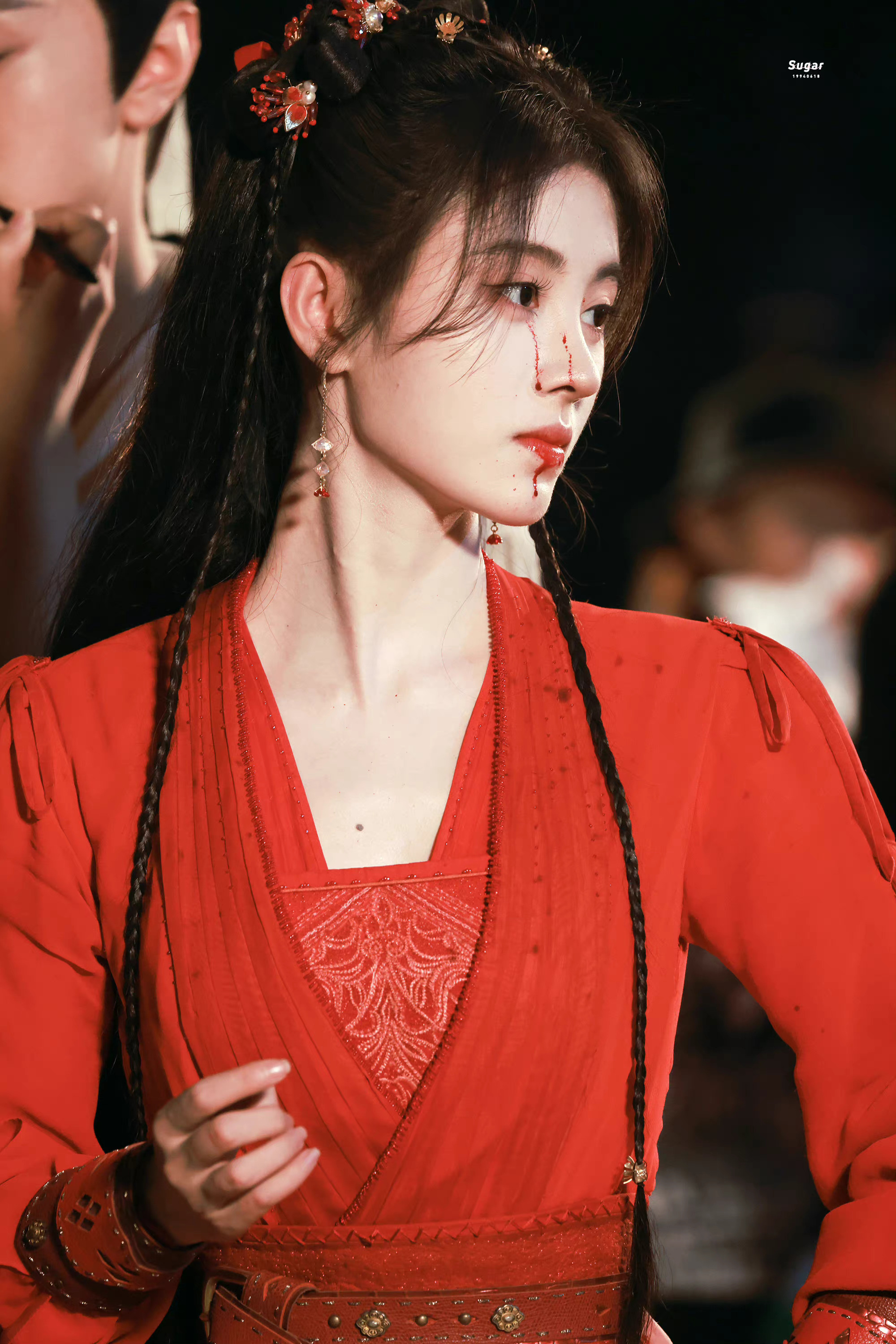 仙剑四|鞠婧祎|红色_新浪新闻