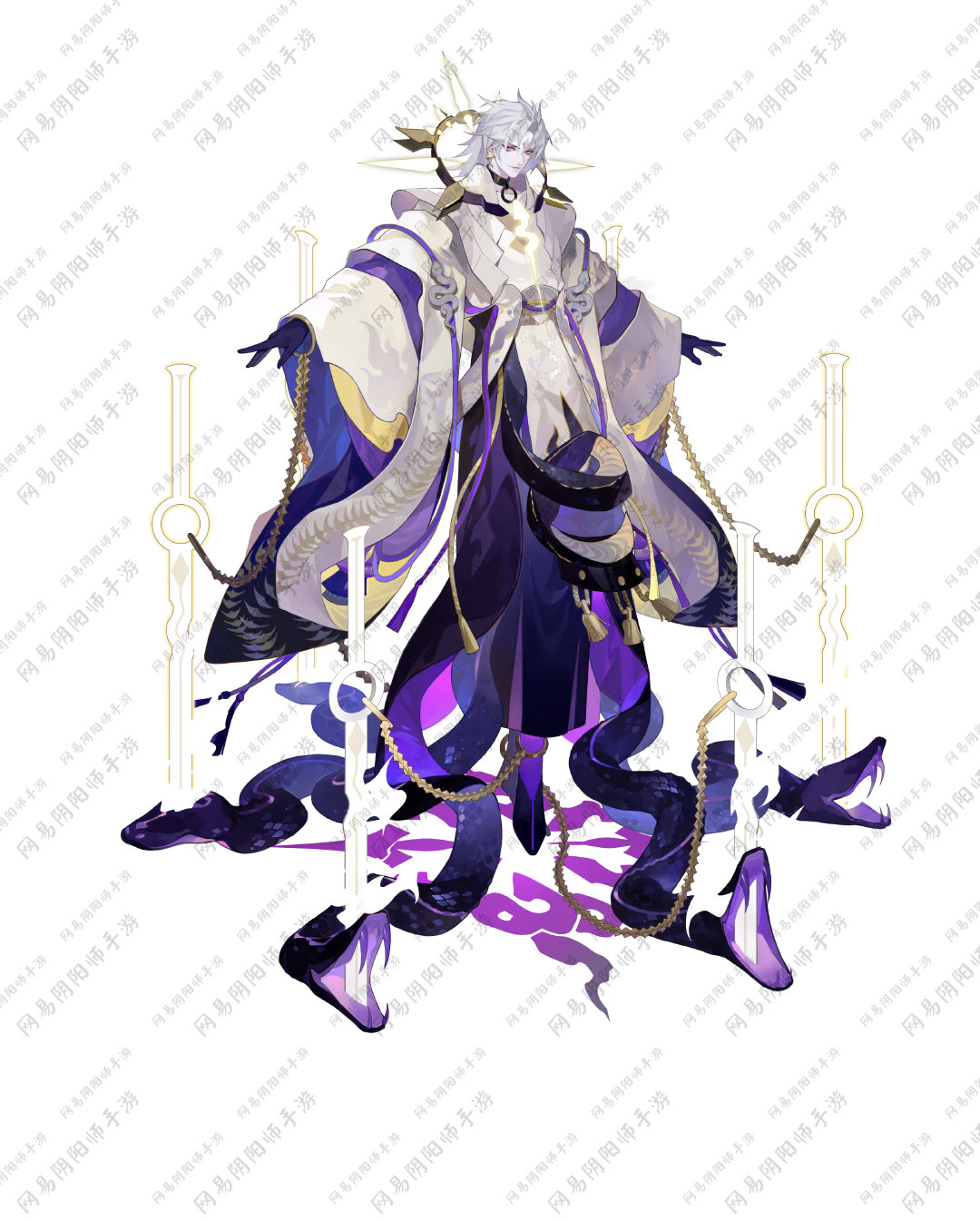 阴阳师神堕八岐大蛇立绘及三视图