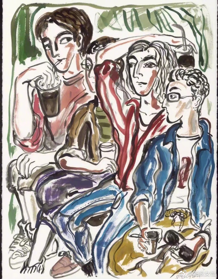 🎨 / 今天给大家带来艺术家龙荻……|艺术家|龙荻|插画家_新浪新闻