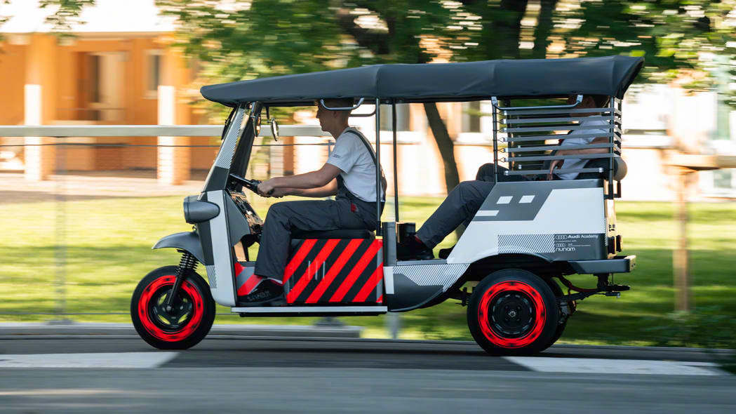 nunam与奥迪共同开发的电动三轮车