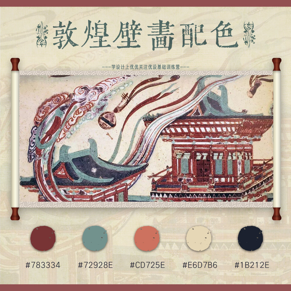 敦煌壁画里的神仙配色!