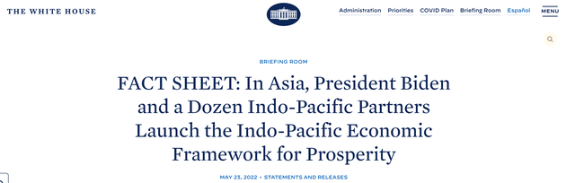 60%人口、40%GDP、13国组团，印太经济框架究竟要干啥？休闲区蓝鸢梦想 - Www.slyday.coM