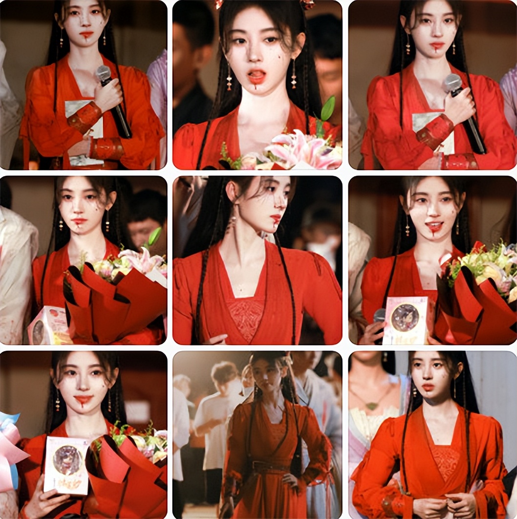 鞠婧祎《仙剑四》杀青饭拍路透，红衣战损好惊艳，期待播出休闲区蓝鸢梦想 - Www.slyday.coM