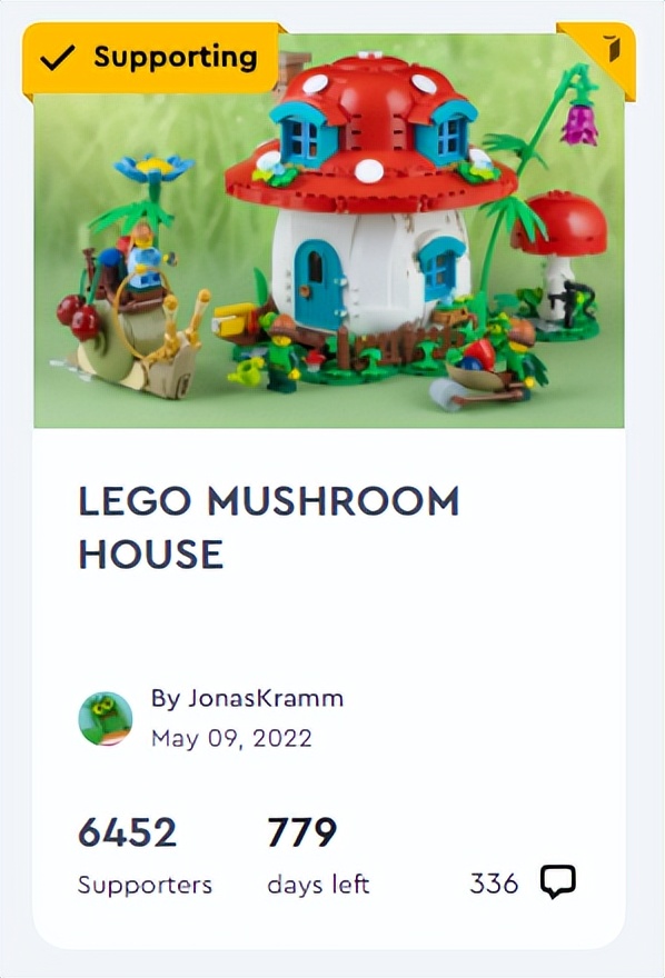 这真的不是孩儿面大王吗分享乐高创意项目蘑菇屋