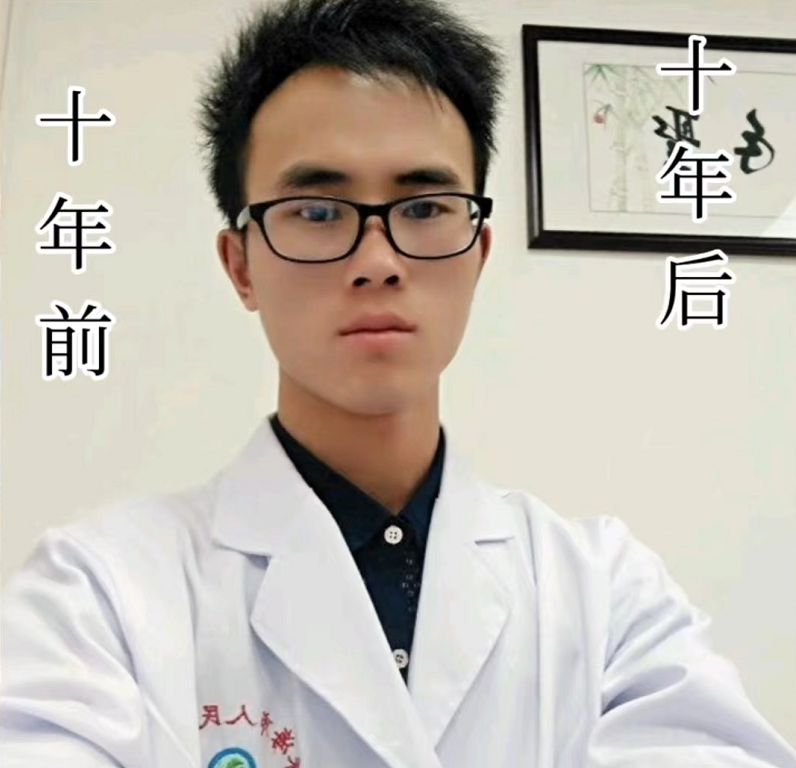 医学生晒自己大学时期，和从医十年的对比照，真的是越来越可靠了休闲区蓝鸢梦想 - Www.slyday.coM