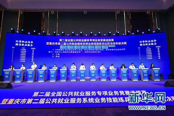 业务竞赛选拔赛暨重庆市第二届公共就业服务系统业务技能练兵比武活动