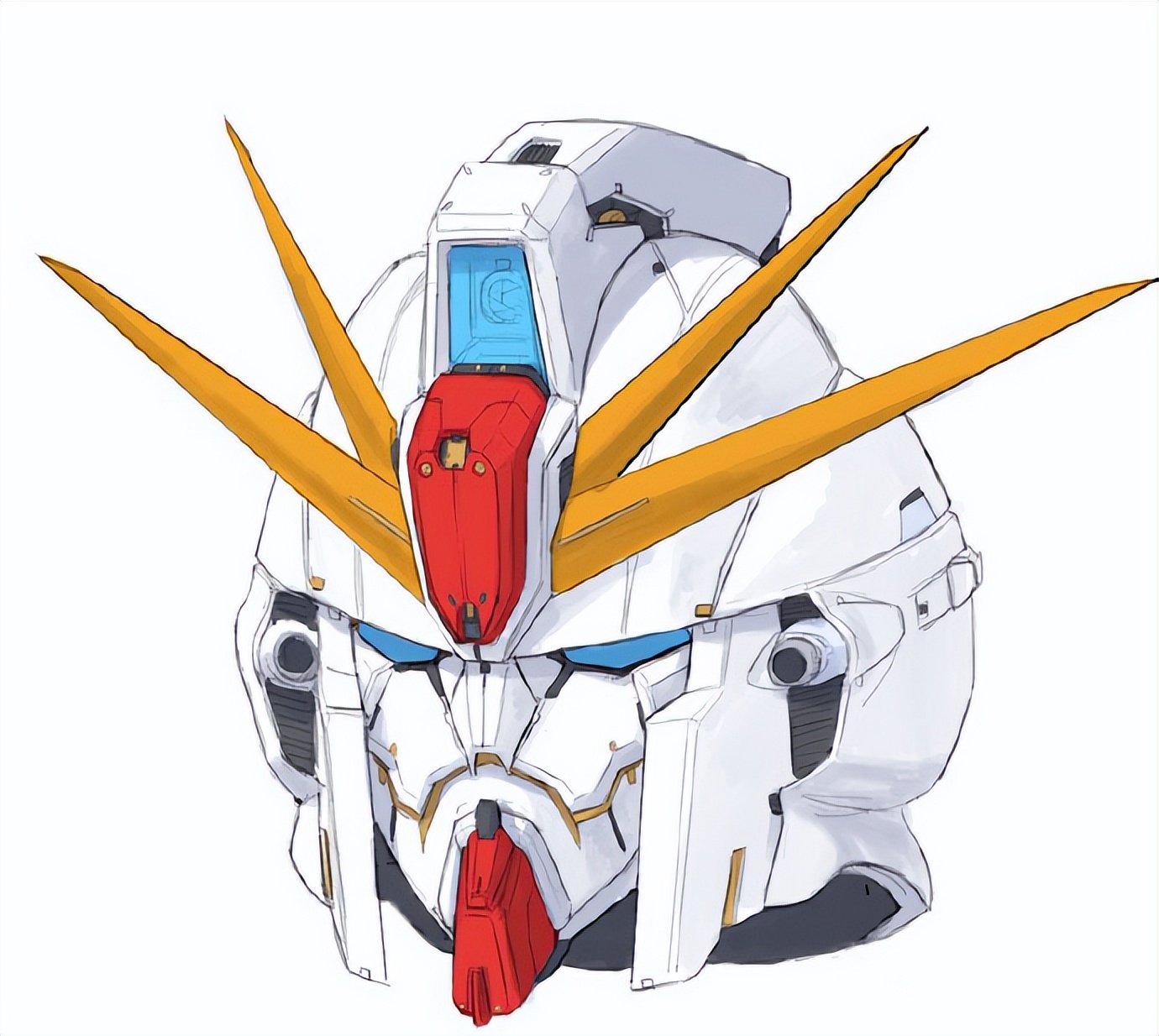 f91高达脸部有两种造型,大家喜欢有"雪铁龙"的还是另一款类似于爆甲的