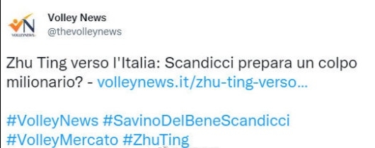 外媒爆朱婷已签约斯坎迪奇!或康复顺利,俱乐部也借此吸引赞助商休闲区蓝鸢梦想 - Www.slyday.coM 外媒爆朱婷已签约斯坎迪奇!或康复顺利,俱乐部也借此吸引赞助商休闲区蓝鸢梦想 - Www.slyday.coM