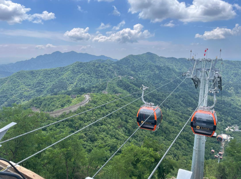 明天开通抢先看慕田峪长城新缆车能空中360看长城