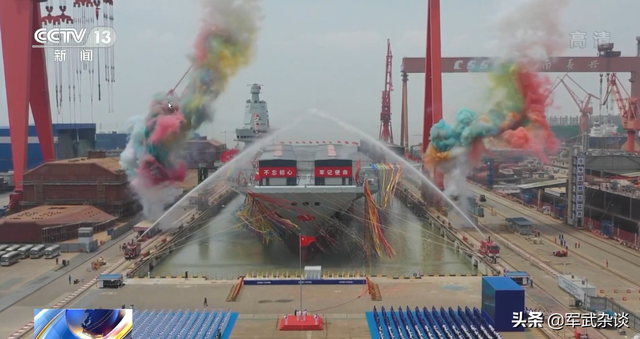 “福建”号航母下水，满载排水量8万吨，舰名为何不是“江苏”？休闲区蓝鸢梦想 - Www.slyday.coM