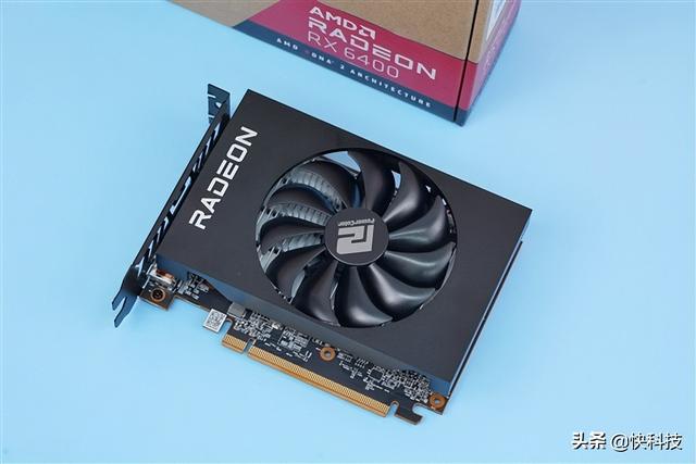 仅一部iphone大小撼讯rx6400显卡图赏