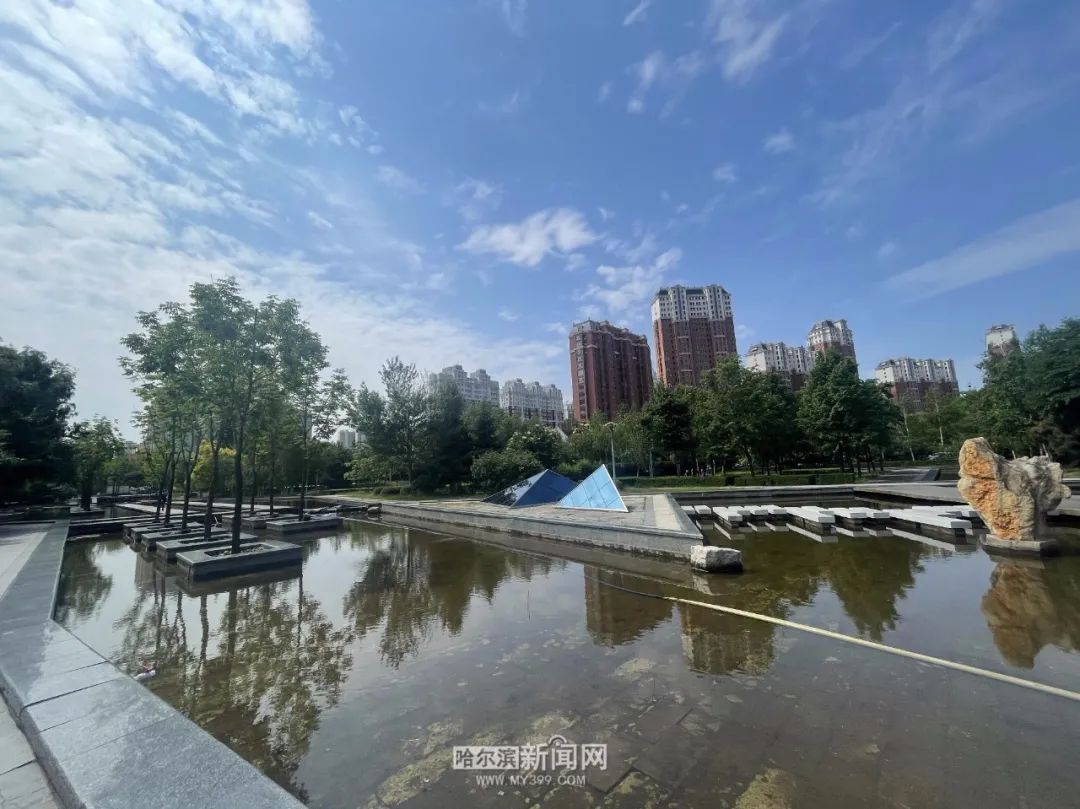 金河公园景色怡人消夏好去处