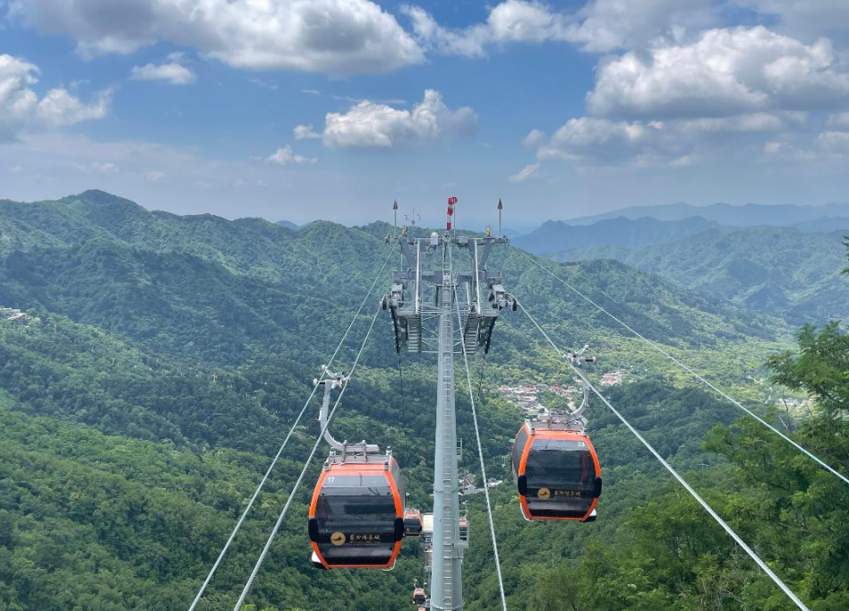 明天开通抢先看慕田峪长城新缆车能空中360看长城