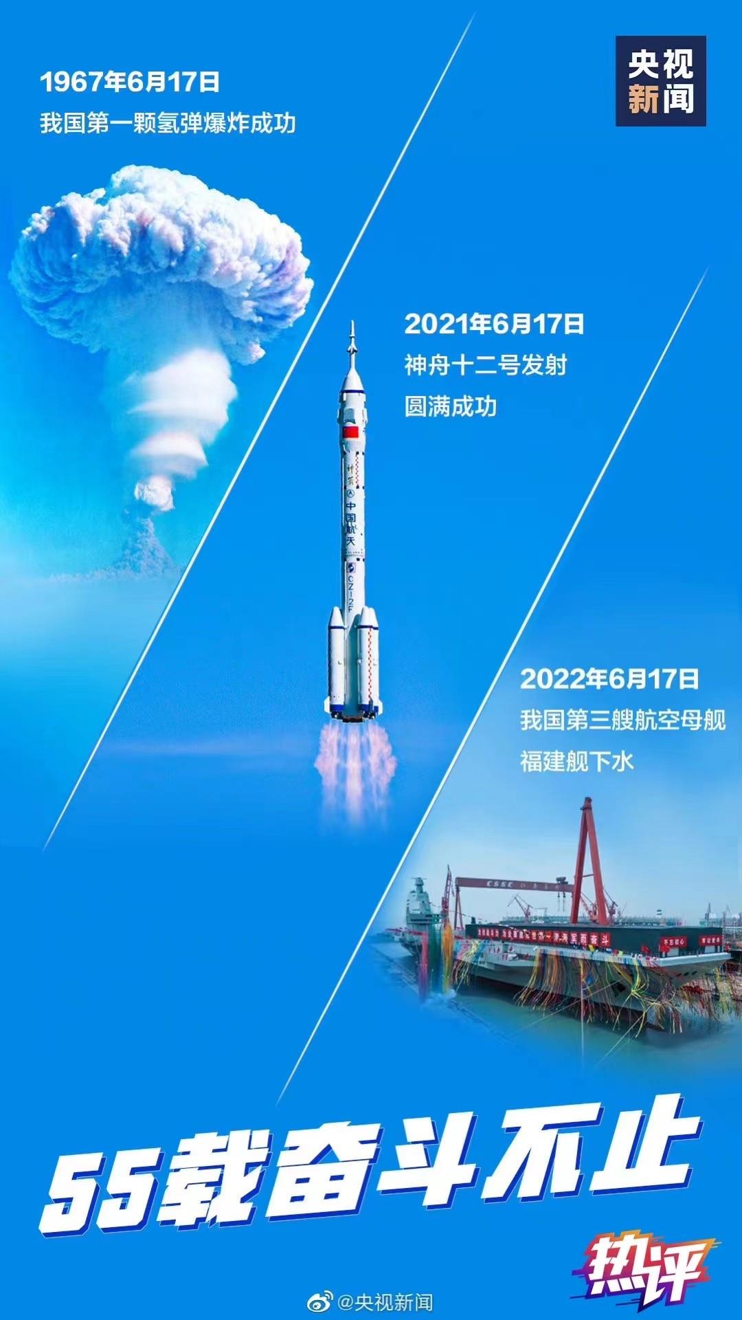 年前的今天,我国第一颗氢弹成功爆炸,成为世界上第四个拥有氢弹的国家