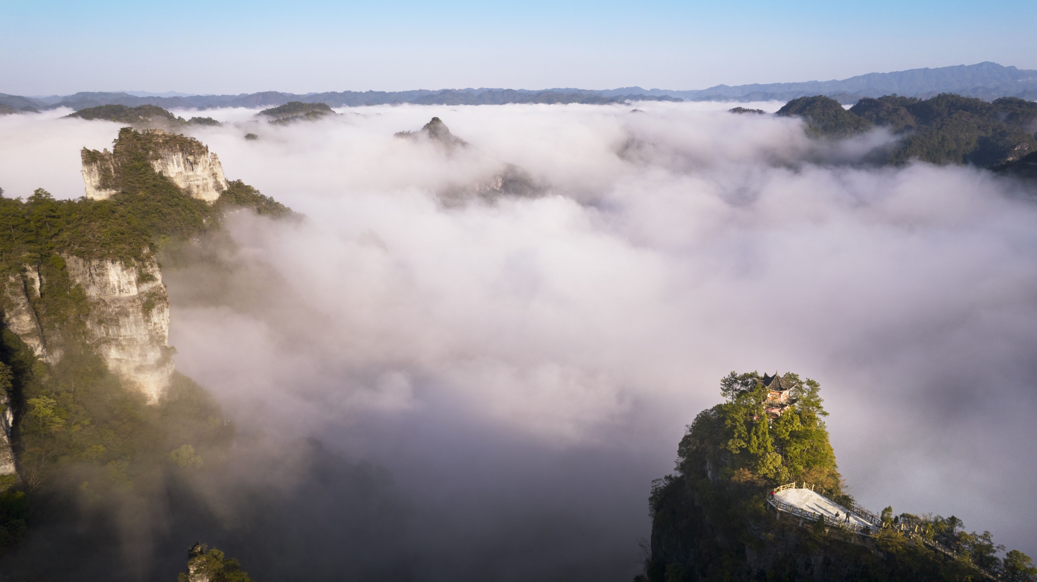 千城胜景|贵州施秉云台山:壮美云海 宛若仙境