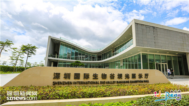 港籍青少年第一站来到坝光展示厅,在这里鸟瞰坝光山海风光,学习坝光