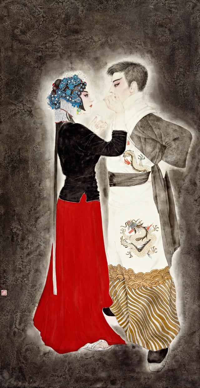 赏画如赏无声秦腔看西安画家笔下的秦腔艺术