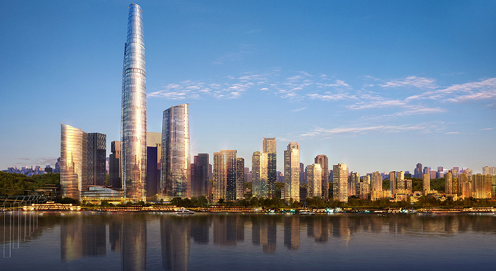 4582米重庆最高建筑陆海国际中心项目封顶