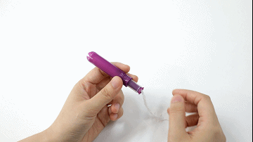 短导管棉条推入