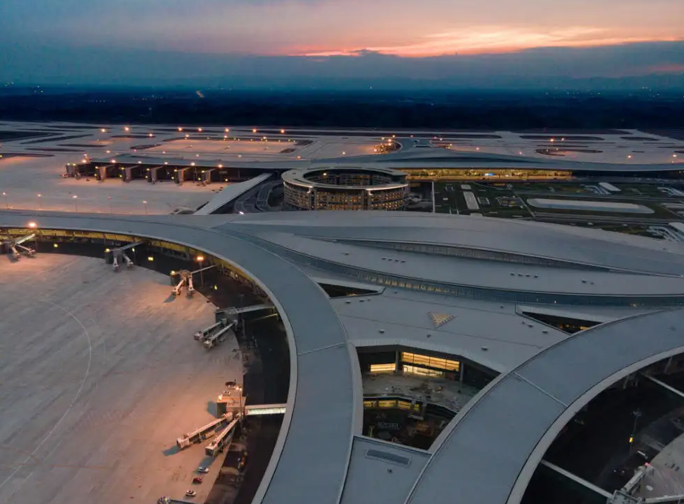 天府国际机场实景图图片