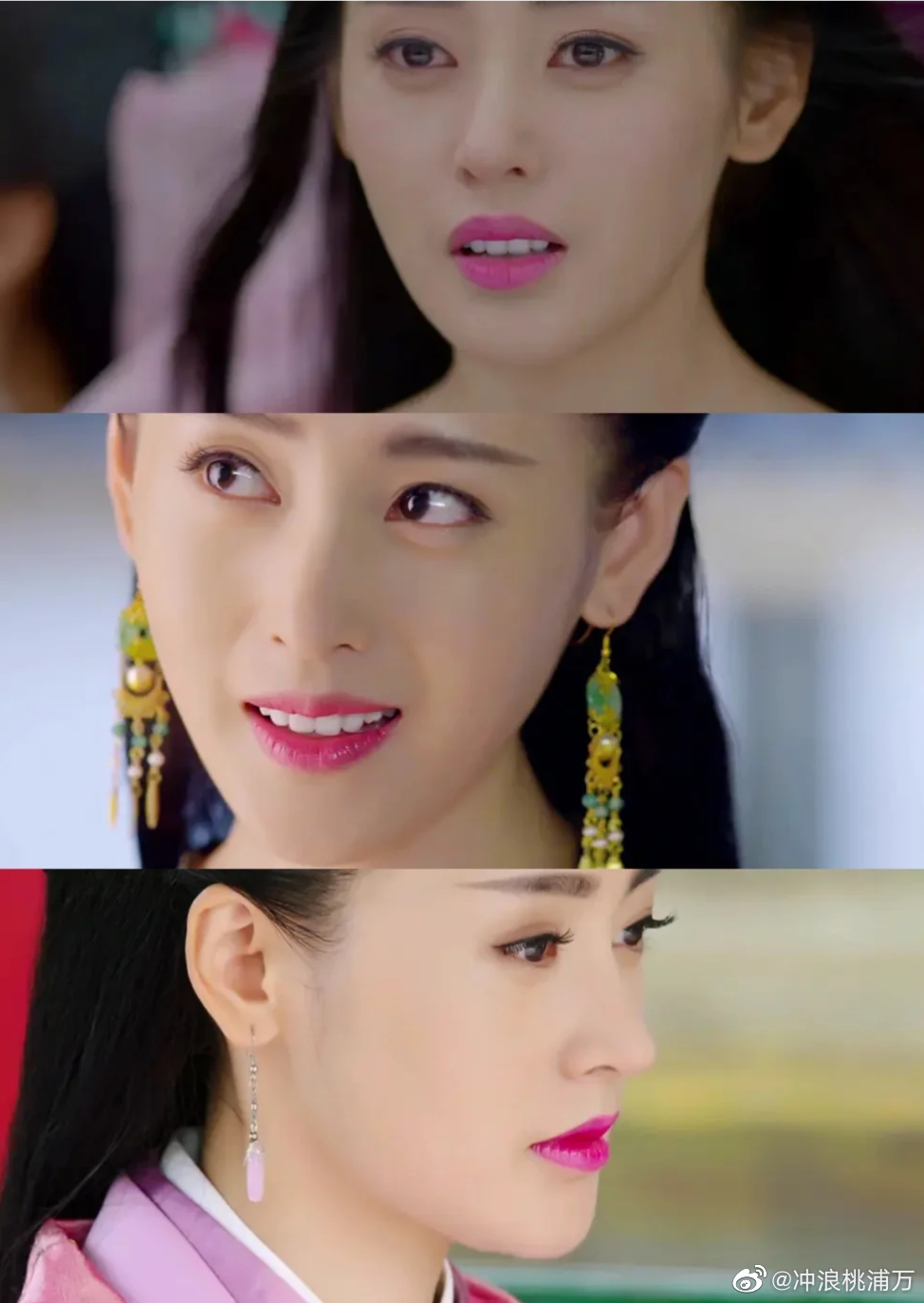 张天爱太子妃时期颜值绝了连这种妆造都盖不住的美貌