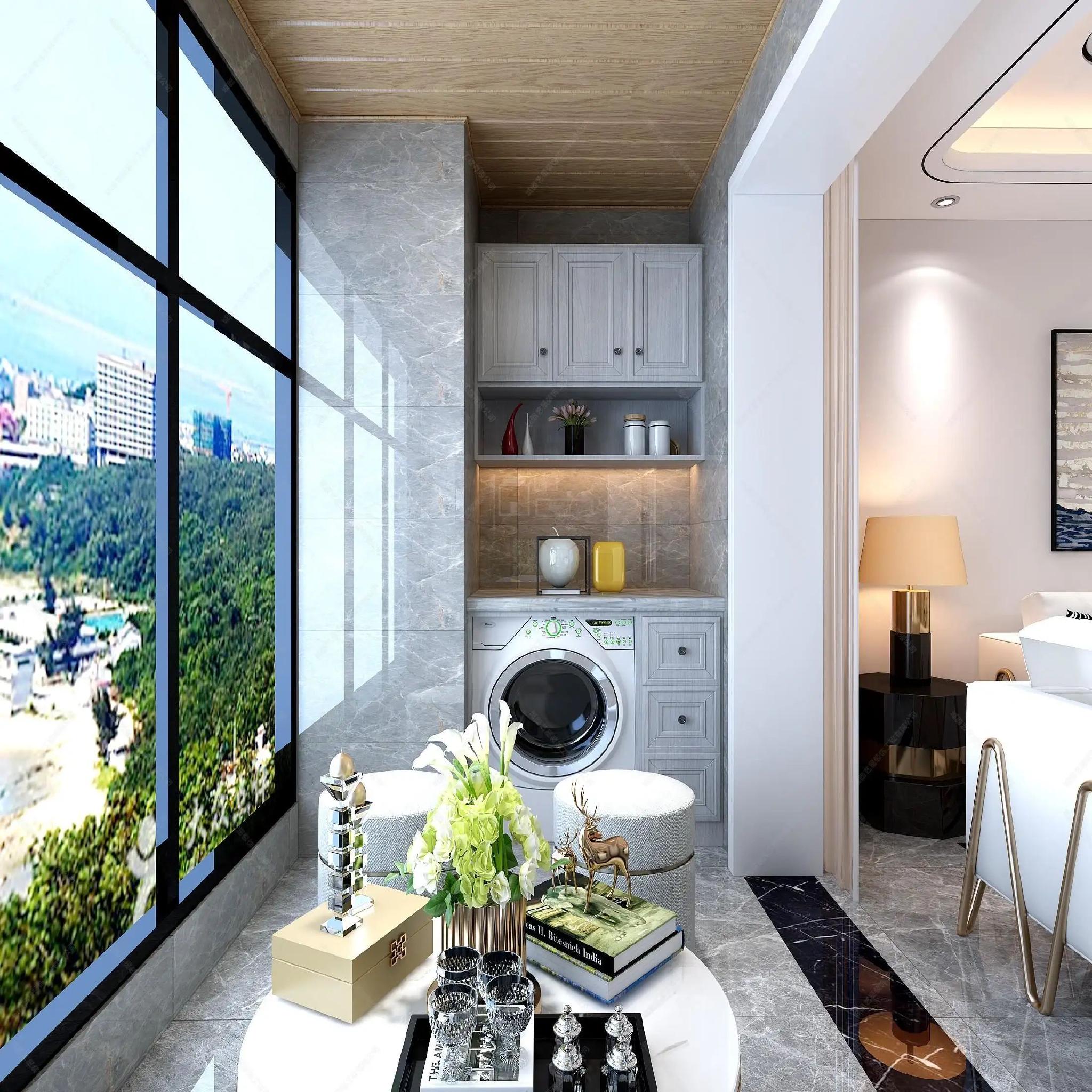 现在大多数户型,客厅的外面都会带有阳台.