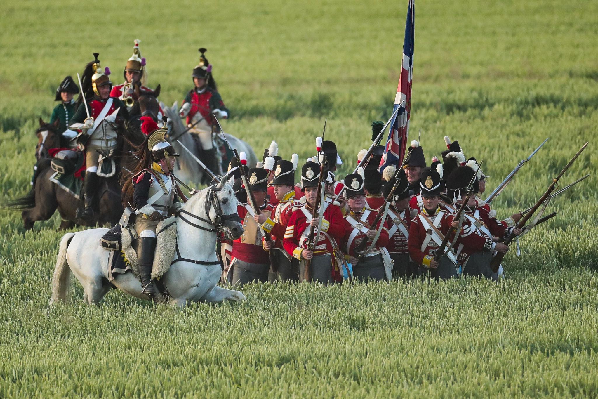 比利时重现滑铁卢战役