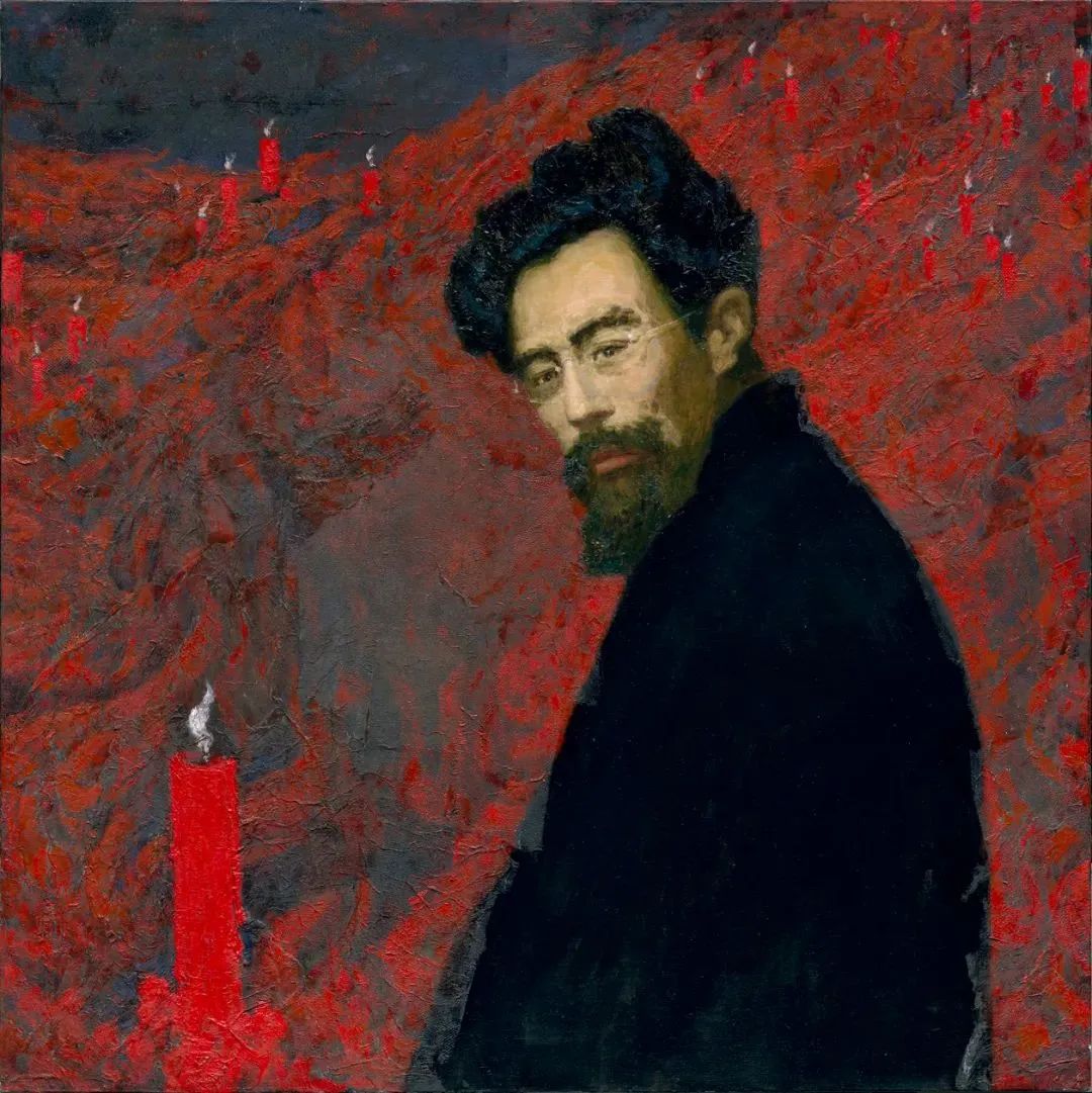 闻立鹏创作的闻一多像.