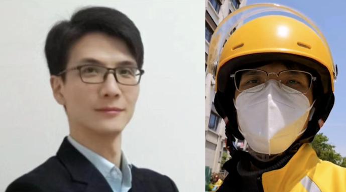 社会帮助需要的人辞职成为一名骑手未来外卖员俞杰上海火灾劝退人群