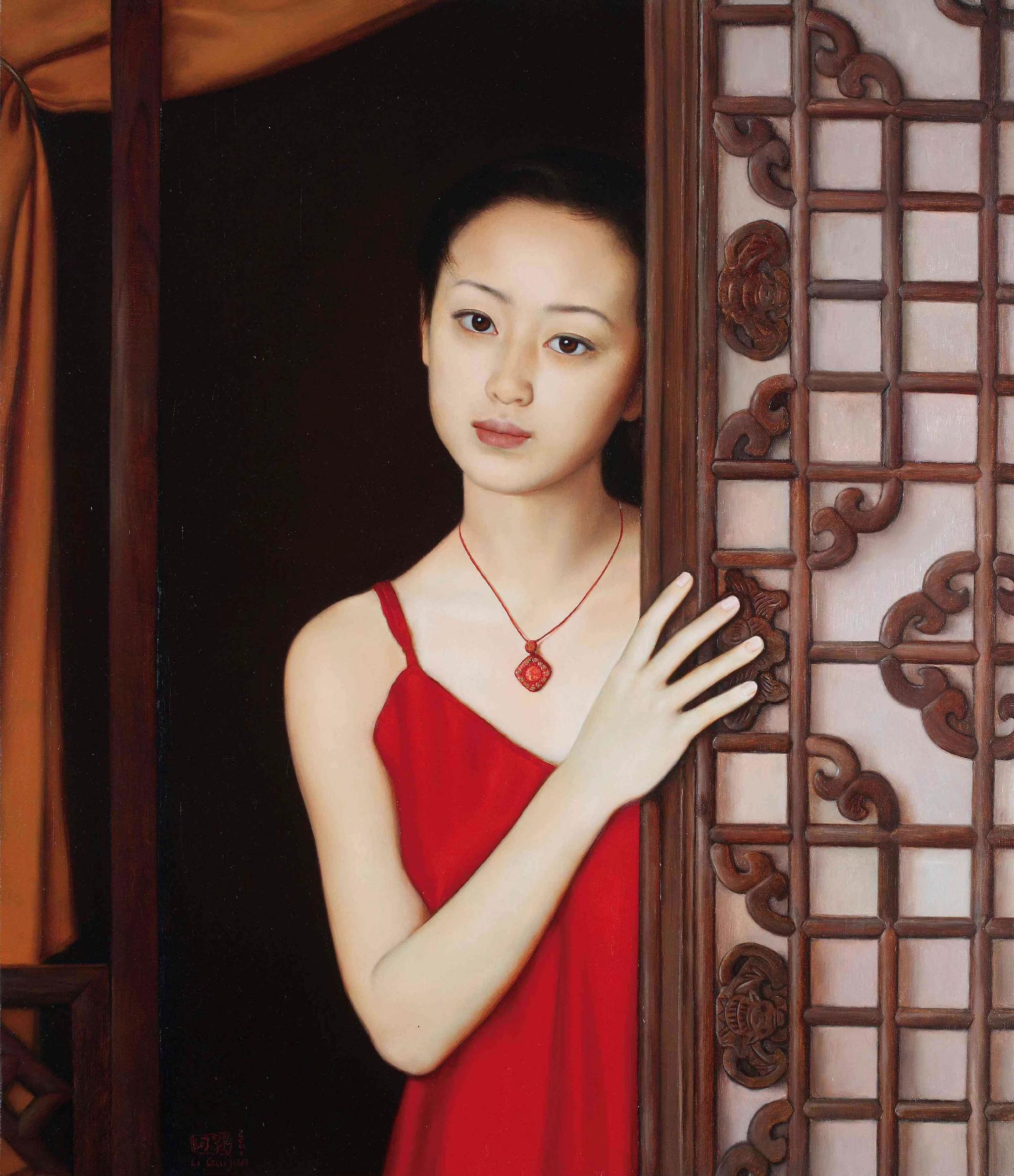 笔触细腻唯美的女性油画作品|画家李贵君|画家|油画_新浪新闻