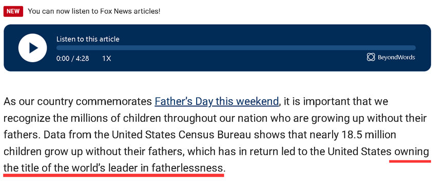 美媒称美国陷入危机的原因找到了:缺少父亲休闲区蓝鸢梦想 - Www.slyday.coM 美媒称美国陷入危机的原因找到了:缺少父亲休闲区蓝鸢梦想 - Www.slyday.coM