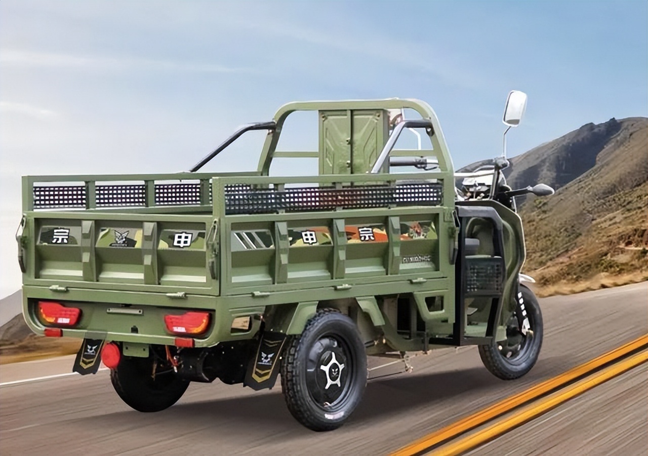 宗申电动三轮车战豹:电机1200w,爬坡能力强,适合山区运输