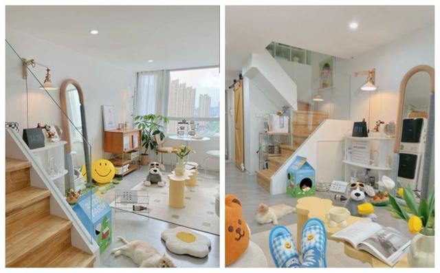 90后姑娘花5W装26㎡loft，小空间五脏俱全，网友：梦中情屋休闲区蓝鸢梦想 - Www.slyday.coM