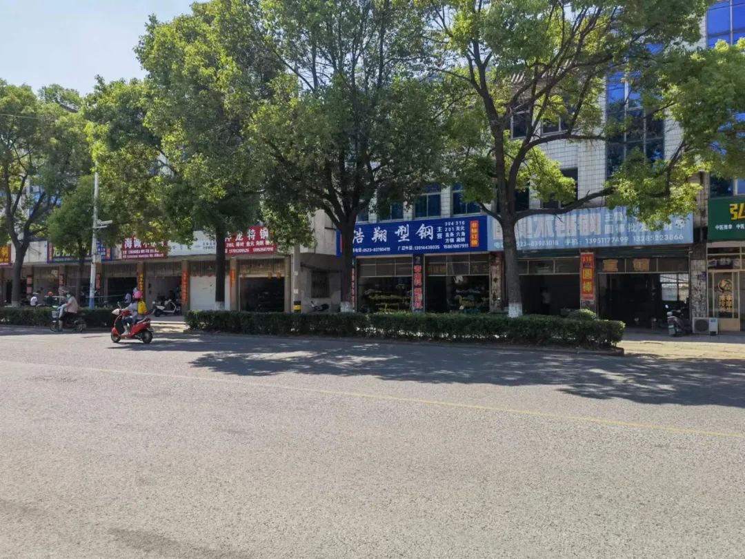 6月中旬,戴南镇的街景。新京报记者 李照 摄
