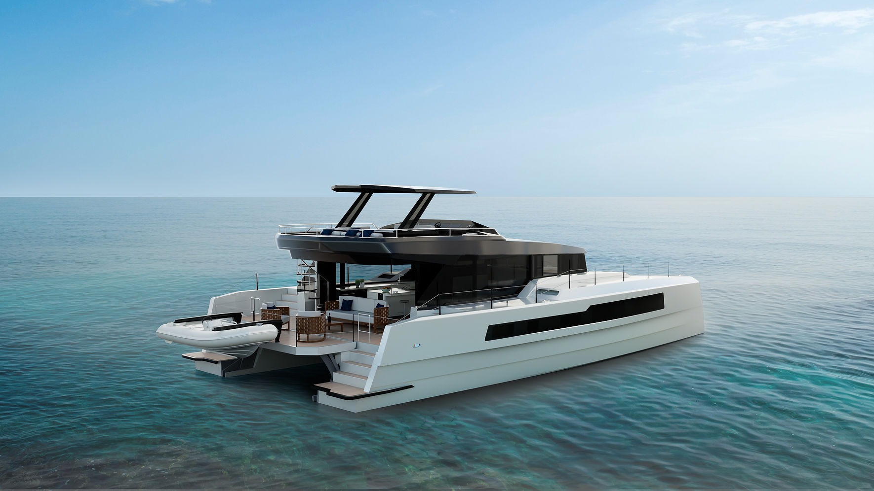 三体超级游艇adastra号建造商重磅签约中国经销商