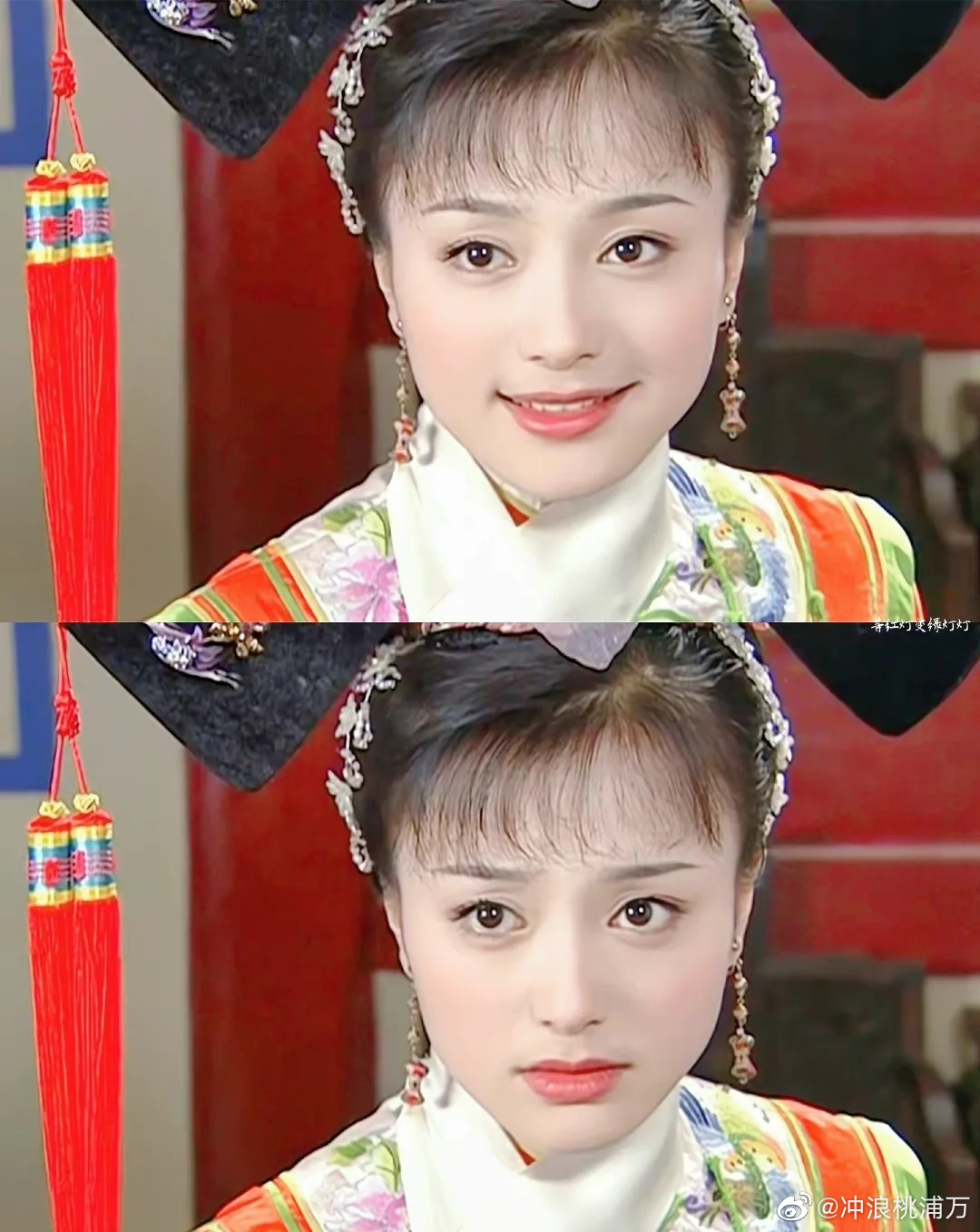 秦岚早期出演还珠格格知画漂亮是真的漂亮