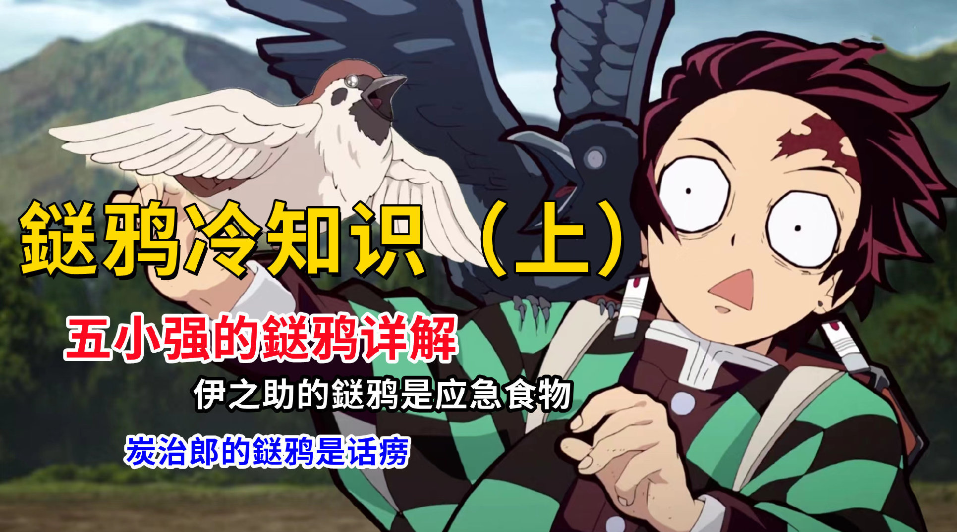 鬼灭之刃鎹鸦冷知识(上) 五小强的鎹鸦详解……|嘴平伊之助|我妻善逸|伊之助|炭治郎|备用_新浪新闻