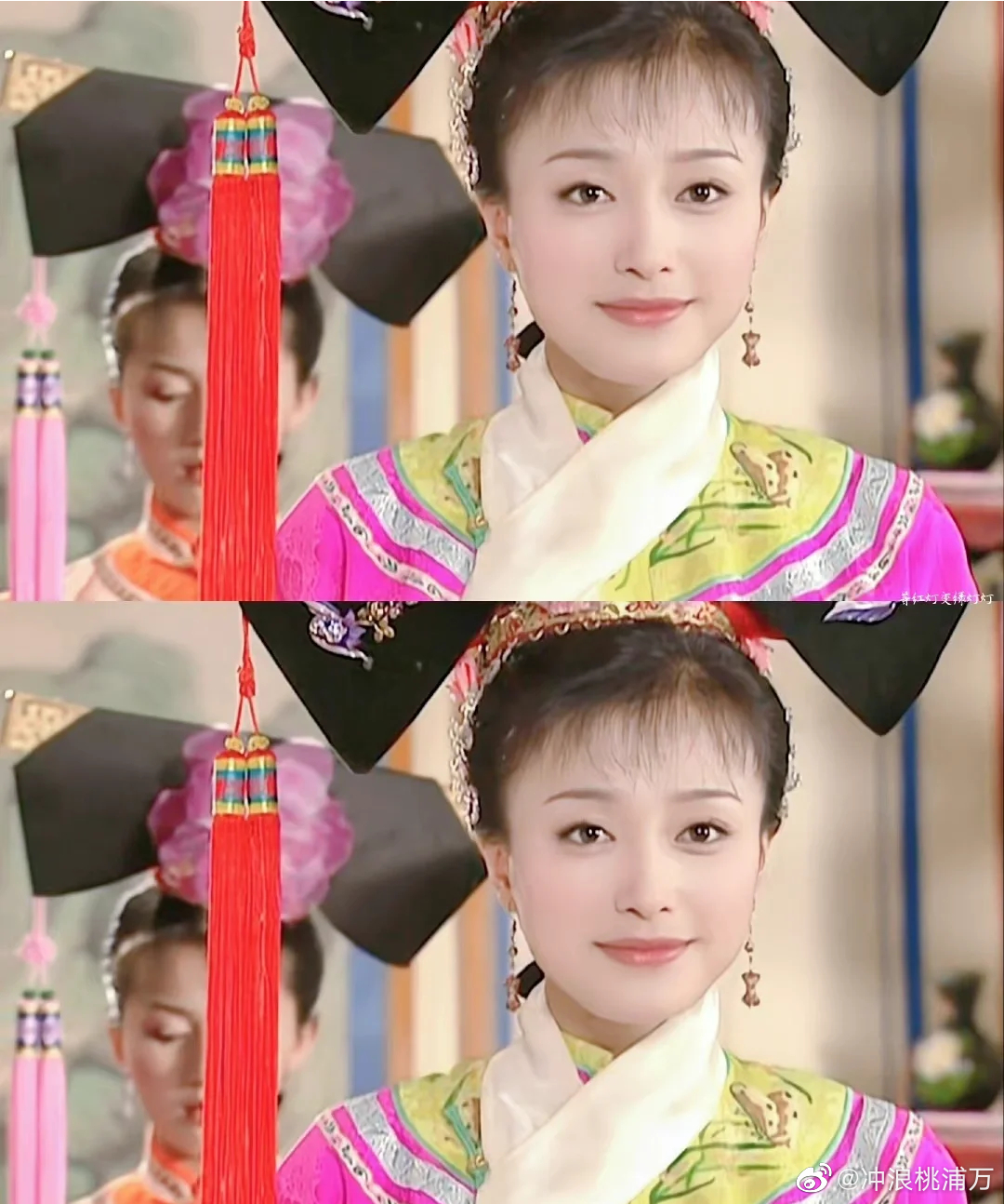 秦岚早期出演还珠格格知画漂亮是真的漂亮