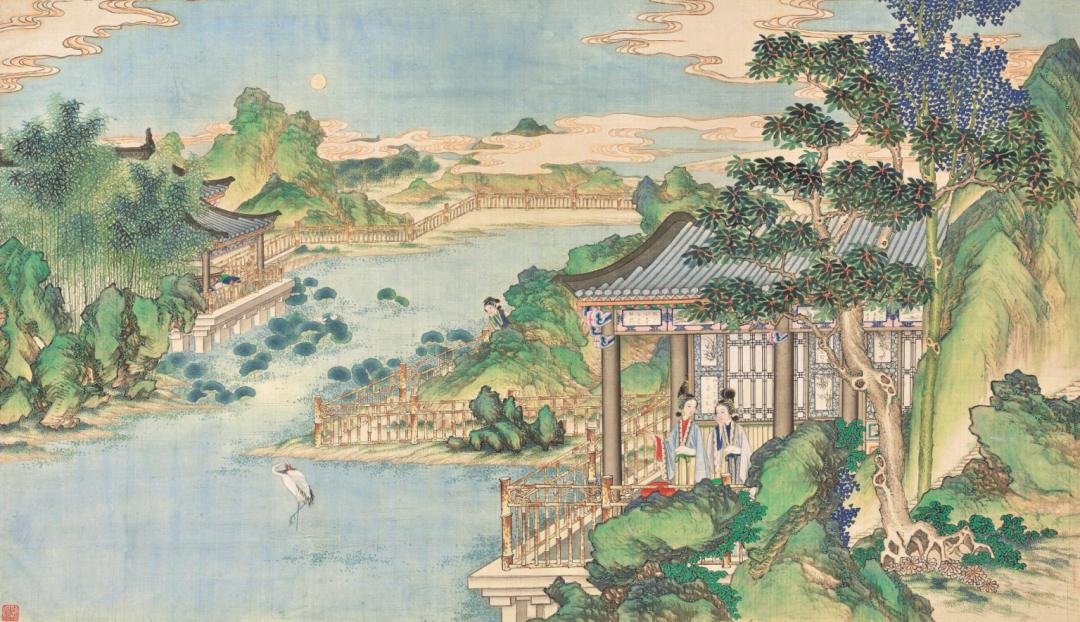 就拿元妃贾元春回荣国府省亲这段来说,书中用了好几幅画来展现这一段