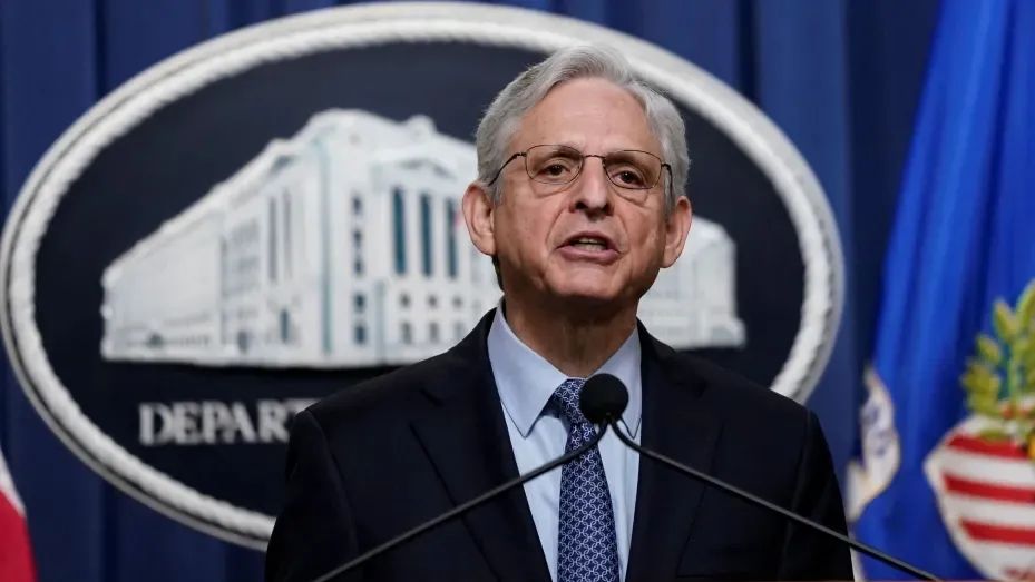 美国司法部长梅里克·加兰 资料图