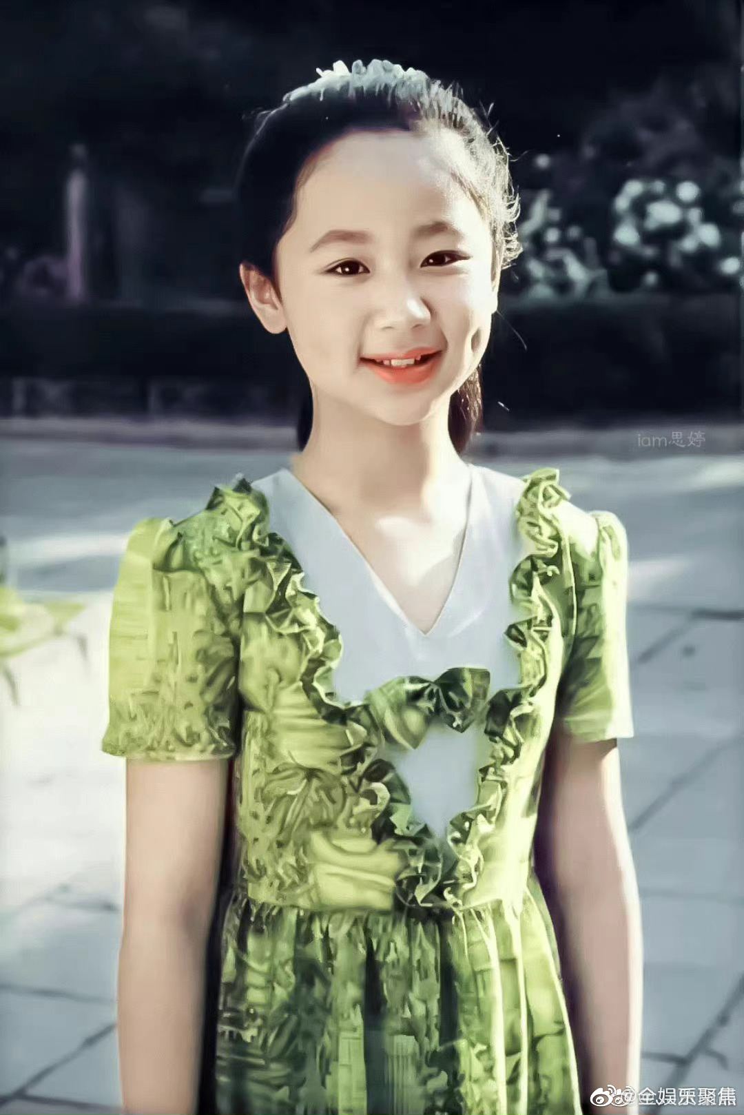 杨紫童星出道真的是从小美到大