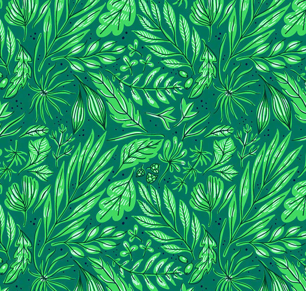 一组植物纹理绘画参考